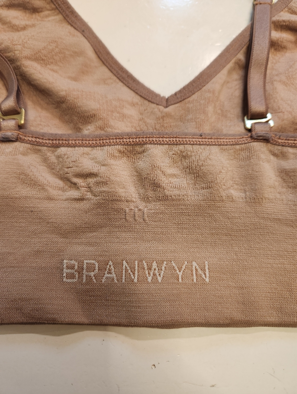Branwyn Essential Bralette Merino Wool Warm Nude Size M - Picture 4 of 6
